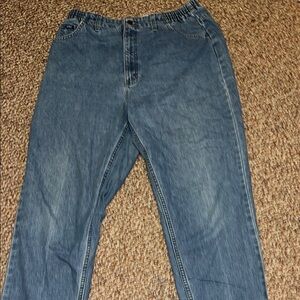 Vintage Lee Women's High Waisted Fit Blue Jeans